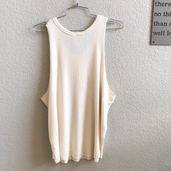 Free People Soft Cozy Swing Tank Ivory - M - Picture 3 of 16